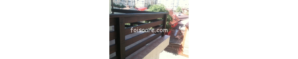Balustrade din lemn pentru terase